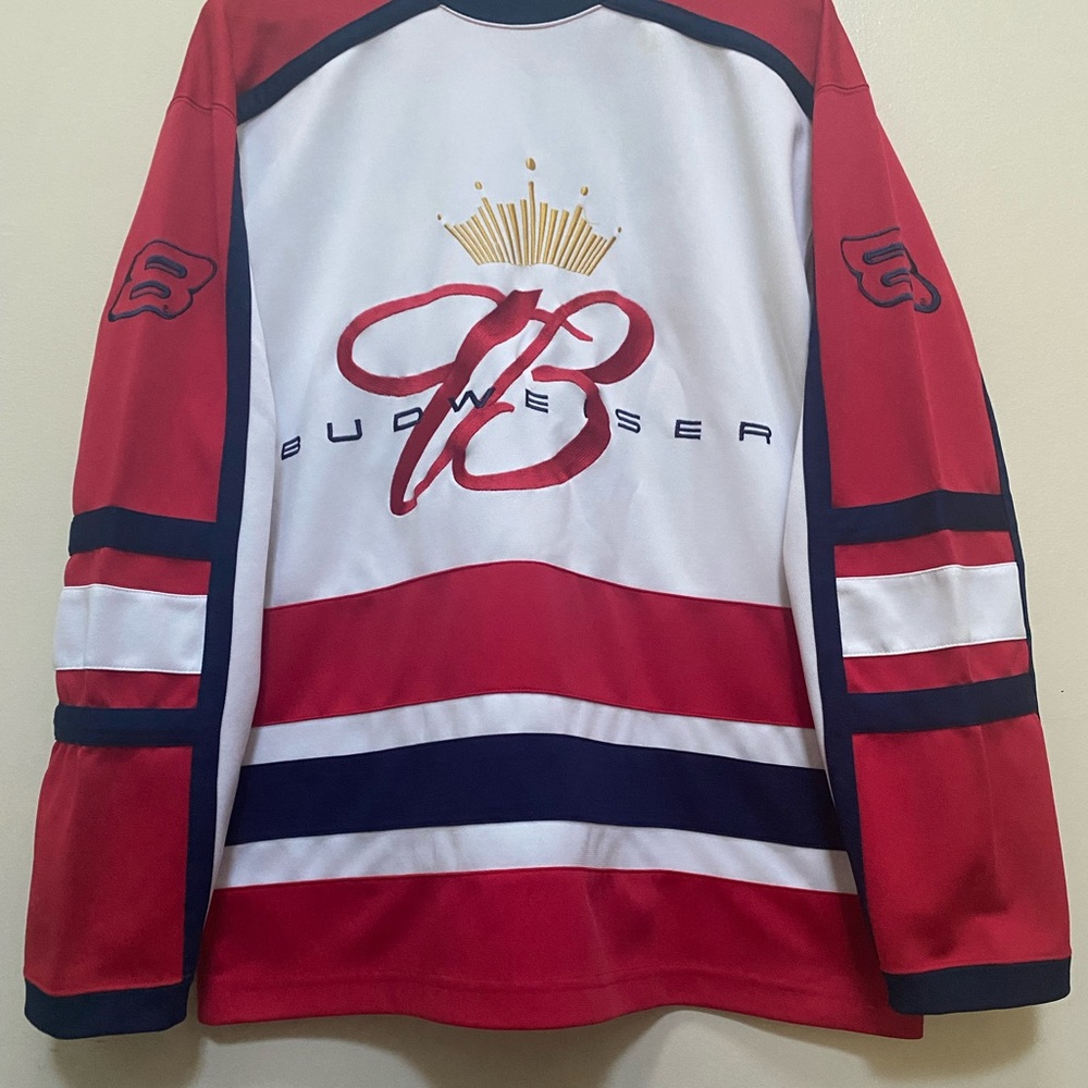 Budweiser Winner's Circle Red and White Apparel